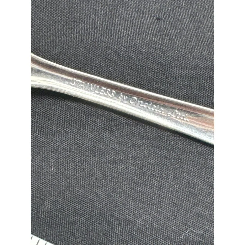 Vintage Oneida Ltd. Oceanic Stainless Steel Flatware Set 6 Pieces - 2 Dinner For